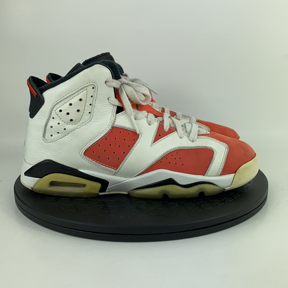 Nike Air Jordan 6 Retro GS 'Gatorade' Orange/White 384665-145 Youth Size 6Y - Picture 4 of 11